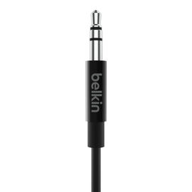 Belkin RockStar - Cable de audio - 24 pin USB-C macho a mini-phone stereo 3.5 mm macho - 91.4 cm - negro
