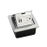 Caja de piso cuadrada con 2 puertos USB y contacto eléctrico (11000-21203)
