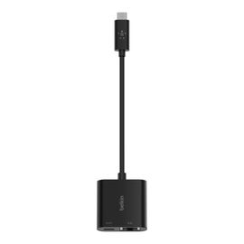 Belkin - Adaptador de carga y Ethernet - USB-C - Gigabit Ethernet x 1 + USB-C (solo alimentación) x 1 Belkin - Adaptador de carga y Ethernet - USB-C - Gigabit Ethernet x 1 + USB-C (solo alimentación) x 1