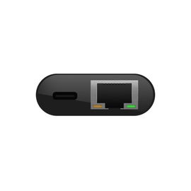 Belkin - Adaptador de carga y Ethernet - USB-C - Gigabit Ethernet x 1 + USB-C (solo alimentación) x 1 Belkin - Adaptador de carga y Ethernet - USB-C - Gigabit Ethernet x 1 + USB-C (solo alimentación) x 1