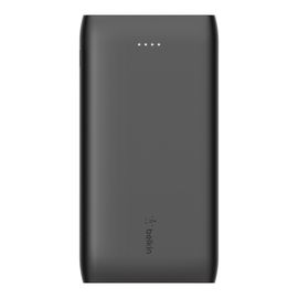 Belkin - Cargador portátil - 10000 mAh - 18 vatios - Fast Charge, PD - 2 conectores de salida (USB, 24 pin USB-C) - negro