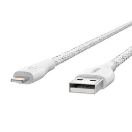 Belkin DuraTek Plus - Cable Lightning - USB macho a Lightning macho - 3.05 m - blanco