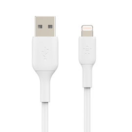 Belkin BoostCharge - Cable Lightning - Lightning macho a USB macho - 3 m - blanco Belkin BoostCharge - Cable Lightning - Lightning macho a USB macho - 3 m - blanco