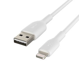 Belkin BoostCharge - Cable Lightning - Lightning macho a USB macho - 3 m - blanco Belkin BoostCharge - Cable Lightning - Lightning macho a USB macho - 3 m - blanco