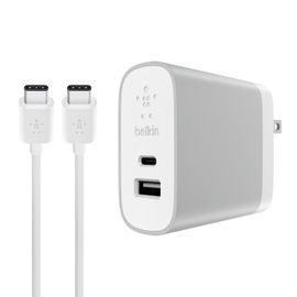 Belkin F7U022dq06-SLV Plata, Blanco Interior