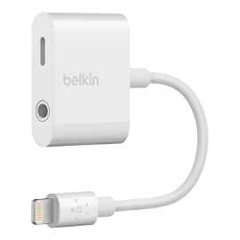 Belkin F8J212dsWHT cable de teléfono móvil Blanco Lightning 3.5 mm/Lightning