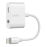 Belkin F8J212dsWHT cable de teléfono móvil Blanco Lightning 3.5 mm/Lightning