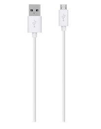 Belkin 1.2m USB 2.0 - microUSB m/m cable USB 1,2 m USB A Micro-USB B Blanco