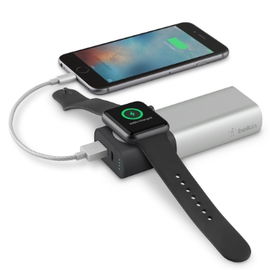 Belkin Valet Power Pack - Cargador portátil 6700 mAh - 1 A - 1 conectores de salida (USB (solo alimentación), magnética) - para Apple iPhone 5, 5c, 5s, 6, 6 Plus, 6s, 6s Plus, 7, 7 Plus, SE; Watch