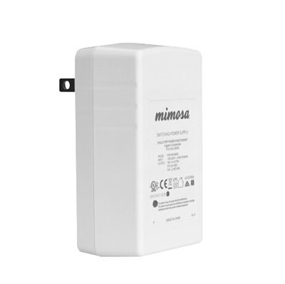 Inyector PoE Pasivo Gigabit de pared para B5-Lite, C5(MC5) y C5c de Mimosa Networks,Voltaje de salida 56 Vcd. Inyector PoE Pasivo Gigabit de pared para B5-Lite, C5(MC5) y C5c de Mimosa Networks,Voltaje de salida 56 Vcd.