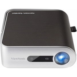 ViewSonic M1+ - Proyector DLP - LED - 300 lúmenes - WVGA (854 x 480) - 16:9 - objetivo estándar