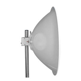 Antena parabólica 3 ft para radio B11, ganancia de  37.5 dBi conector guía de onda, 10.1-11.7 GHz, 0.9 m