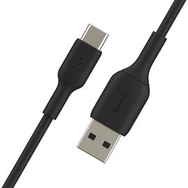Belkin BoostCharge - Cable USB - 24 pin USB-C (M) a USB (M) - 1 m - negro