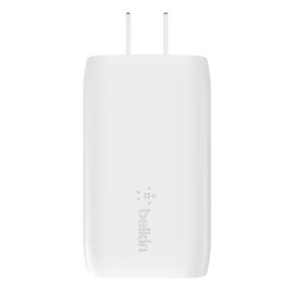 Belkin Wall Charger - Adaptador de corriente - 30 vatios - 6 A - PD - 2 conectores de salida (USB, USB-C) - en el cable: Lightning - blanco