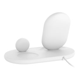 Belkin 3-in-1 - Base de carga inalámbrica - 75 vatios - blanco