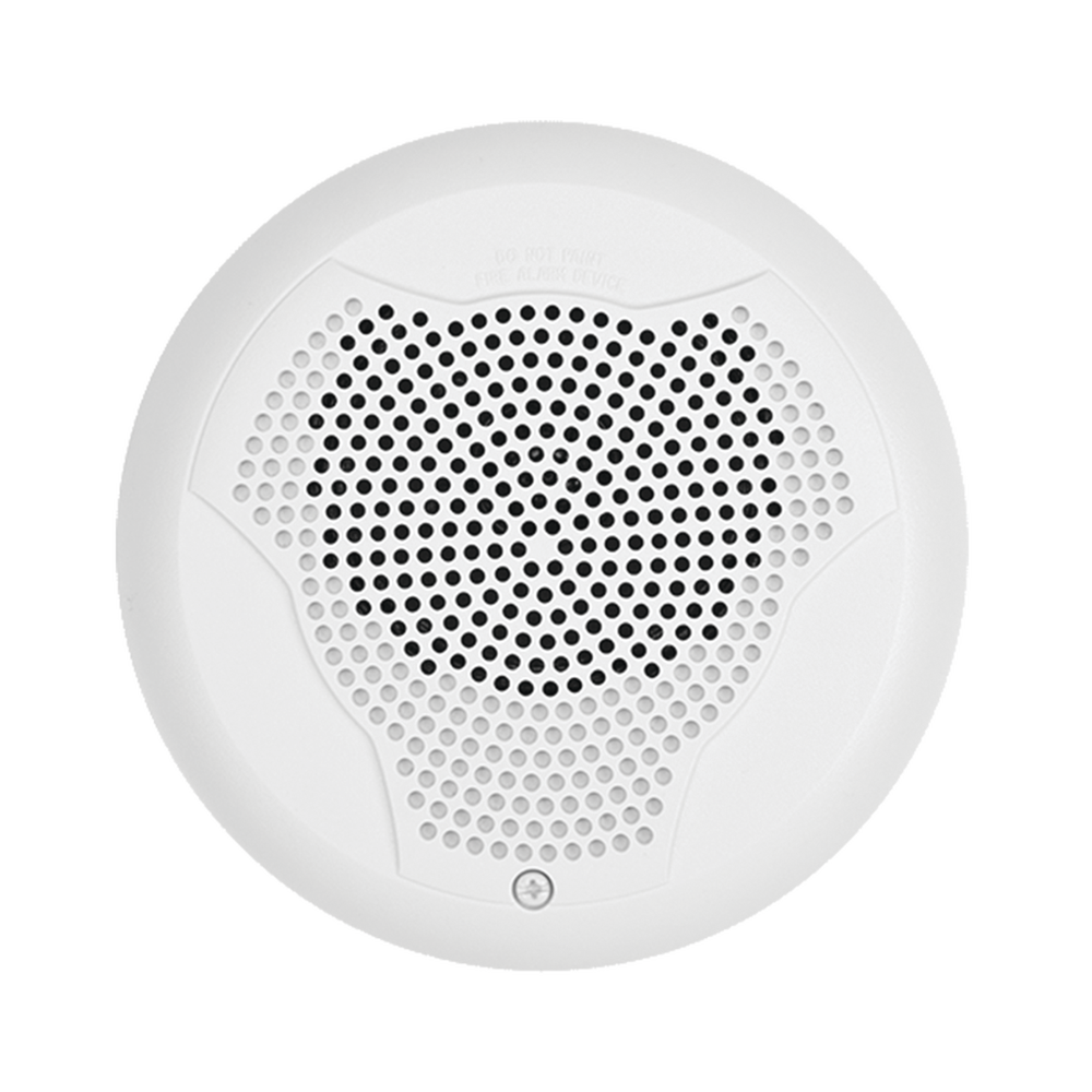 White speaker for ceiling installation