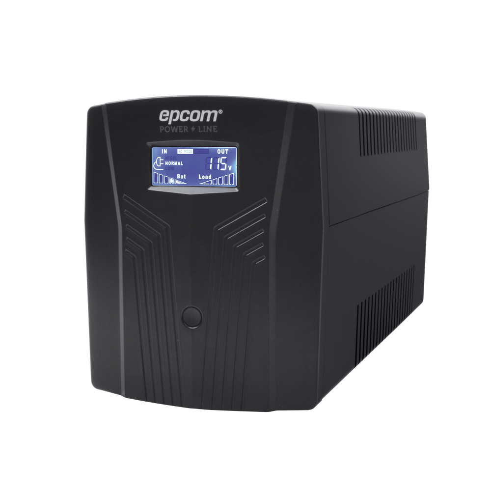 UPS de 1500VA/900W / Topología Línea Interactiva / Entrada y Salida 120 Vca / Regulador de Voltaje AVR 80-150 Vca / Clavija NEMA 5-15P / 6 Tomas NEMA 5-15R