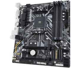 Gigabyte B450M DS3H - 1.0 - placa base - micro ATX - Socket AM4 - AMD B450 Chipset - USB 3.1 Gen 1 - Gigabit LAN - Tarjeta gráfica (CPU necesaria) - HD Audio (8-canales)