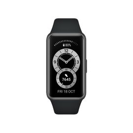 Huawei Band 6, Pantalla AMOLED, Resistente al agua, Compatible con Android y iOS, Bluetooth 5.0. Color Negro Huawei Band 6, Pantalla AMOLED, Resistente al agua, Compatible con Android y iOS, Bluetooth 5.0. Color Negro