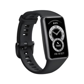 Huawei Band 6, Pantalla AMOLED, Resistente al agua, Compatible con Android y iOS, Bluetooth 5.0. Color Negro