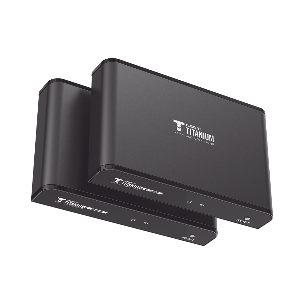 Kit extensor HDMI de 120 metros con loop HDbitT, Cat 5e/6 / Soporta hasta 253 Rx / Protocolo HDbitT, compatible con HDCP.