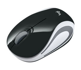 Logitech M187 - Ratón - óptico - 3 botones - inalámbrico - 2.4 GHz - receptor inalámbrico USB - negro