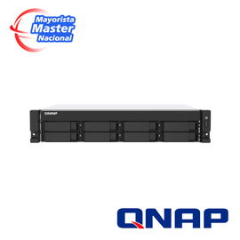 QNAP TS-873AU-4G-US  2U 8-BAY NAS/ISCSI IP-SAN. AMD RYZEN V1500B QUAD-CORE 2.2GHZ, 4GB RAM, 2X2.5GBE LAN, SINGLE PSU, OPTIONAL 10GBE & M.2 NVME VIA PCIE EXPANSION