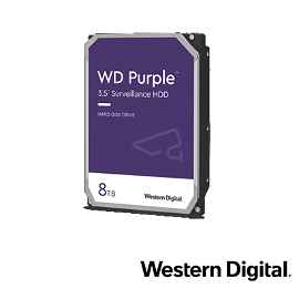 Western Digital WD Purple - Hard drive - Internal hard drive - 8 TB - 3.5