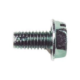 Tornillo Ranurado de Unión a Tierra, #10-32 x 3/8, Color Verde, Bolsa de 100 Piezas