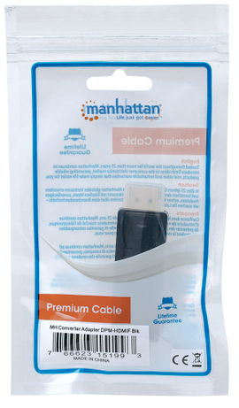 ADAPTADOR MANHATTAN 151993 DISPLAY PORT MALE / HDMI FEMALE PASSIVE ADAPTADOR MANHATTAN 151993 DISPLAY PORT MALE / HDMI FEMALE PASSIVE