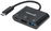 SUPER SPEED MANHATTAN 152037 USB-C HDMI CONVERTER USB3.1c MALE TO HDMI USB FEMALE BLACK
