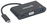 CABLE MANHATTAN 152044 SUPER SPEED USB-C VGA DOCKING CONVERTER BLACK
