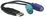 CABLE MANHATTAN USB DUAL PS2 CONVERT BK