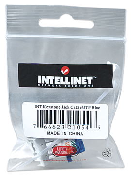 KEYSTONE JACK 5e UTP BLUE INTELLINET