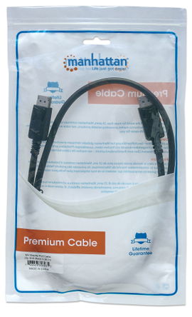 CABLE MANHATTAN 306935 DISPLAY PORT 20P M-M 3FT/1M BLACK CABLE MANHATTAN 306935 DISPLAY PORT 20P M-M 3FT/1M BLACK