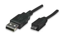 CABLE MANHATTAN USB AMMICBM BLACK 33FT/1M
