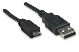 CABLE MANHATTAN USB AMMICBM BLACK 33FT/1M CABLE MANHATTAN USB AMMICBM BLACK 33FT/1M