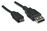 CABLE MANHATTAN USB AMMICBM BLACK 33FT/1M