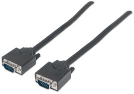 CABLE MANHATTAN SVGA HD15 M-M BLACK 15FT/4.5M