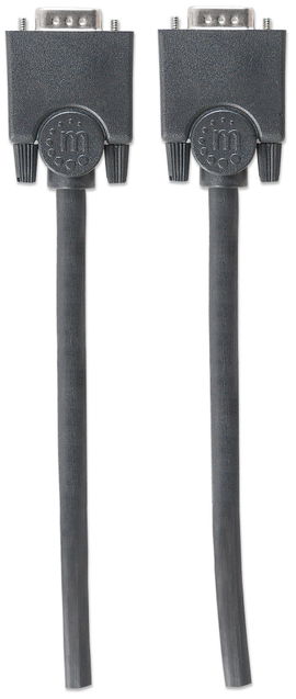 CABLE MANHATTAN SVGA HD15 M-M BLACK 15FT/4.5M