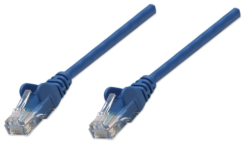 PATCH CORD RJ45 3FT/1M BLUE INTELLINET 5e 766623318938 PATCH CORD RJ45 3FT/1M BLUE INTELLINET 5e 766623318938