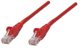 PATCH CORD INTELLINET 319300 RED 2M/7FT CAT.5E