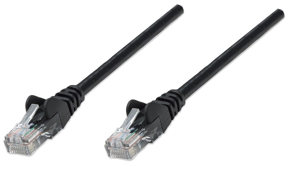 PATCH CORD RJ45 14FT/5M BLACK INTELLINET 5e PATCH CORD RJ45 14FT/5M BLACK INTELLINET 5e