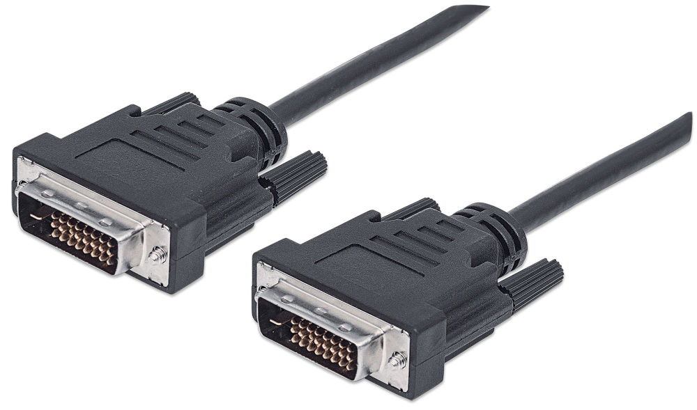 Cable MANHATTAN 328838 de Vídeo DigitalDVI-D Enlace Dual macho a DVI-D de Enlace Dual macho, negro, 1.8m