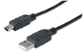 CABLE MANHATTAN USB 2.0 AM-MINI B5M 6FT