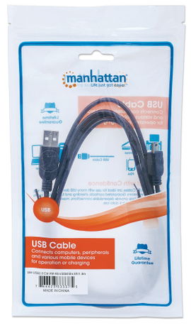 CABLE MANHATTAN USB 2.0 AM-MINI B5M 6FT