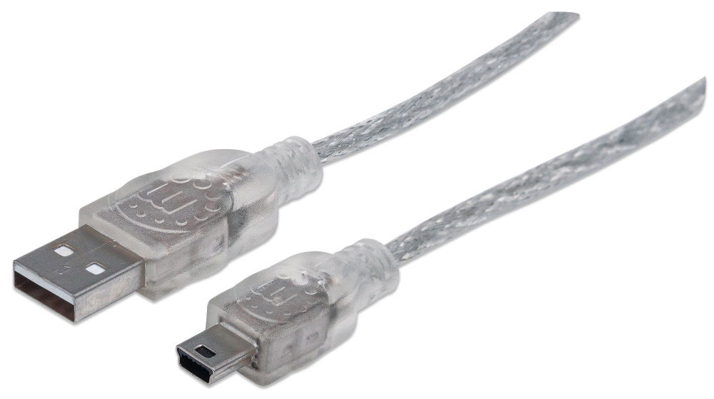 CABLE MANHATTAN USB2.0 AM-MINI B5M 6F/1. CABLE MANHATTAN USB2.0 AM-MINI B5M 6F/1.