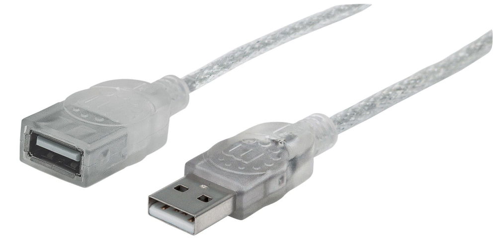 CABLE EXTENSION MANHATTAN USB MACHO/HEMBRA 1.8mt CABLE EXTENSION MANHATTAN USB MACHO/HEMBRA 1.8mt