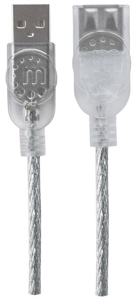 CABLE EXTENSION MANHATTAN USB MACHO/HEMBRA 1.8mt CABLE EXTENSION MANHATTAN USB MACHO/HEMBRA 1.8mt