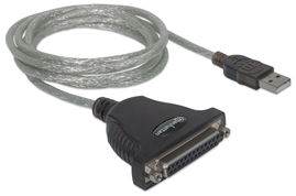 CABLE MANHATTAN USB/PARALELO DB25 CONVER